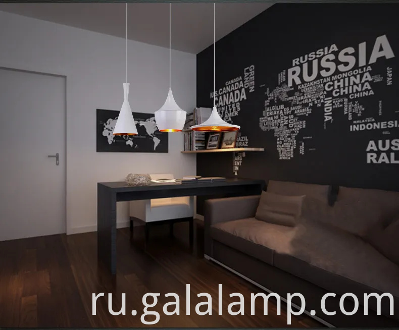 Черная подвесная люстра промышленного стиля для столовых